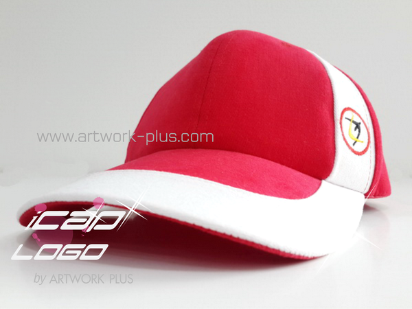 หมวกcap, ขายหมวก, รับผลิตหมวกแก๊ป, ผู้ผลิตหมวกแก๊ป, รับทำหมวกแก๊ป, หมวกแก็ป, หมวกแก๊ปสีแดง, หมวกผ้าค็อตต้อน,  CAP, Cap Premium, Cotton Cap, red, LIN QTEC
